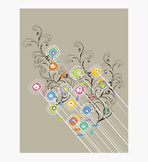 My Groovy Flower Garden Grows Photographic Print