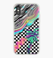 Vaporwave Waves iPhone Case