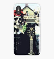 Grateful dead art poster skeletons painting iPhone Case