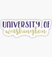 University of Washington Sticker