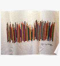 COLORED PENCILS Poster
