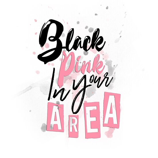 Korean Idol Blackpink  In Your  Area  Logo