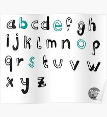 Abecedario Kiss Poster