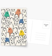 Bears pattern Postcards