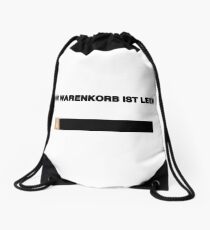 IHR WARENKORB IST LEER Drawstring Bag