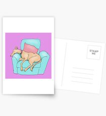 snoozing Postcards