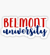 Belmont University Sticker