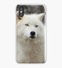 Arctic Wolf Close Up iPhone Case