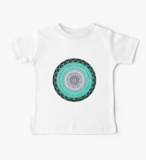 Green and Grey Mandala Baby T-Shirt