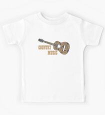Country Music Legends Country Fans Guitar Kids Tee