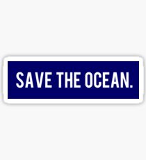Save the Ocean. Sticker