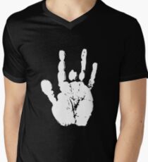 jerry garcia hand Men's V-Neck T-Shirt