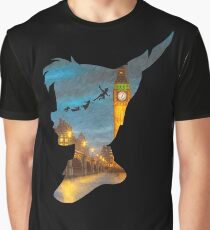 Peter Pan Over London Graphic T-Shirt