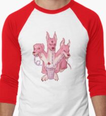 Strawberry Cerberus Baseball ¾ Sleeve T-Shirt