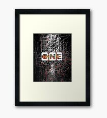 u2 One Framed Print