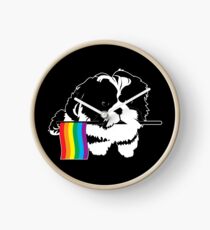 Gay Pride Shih Tzu Shirt Clock