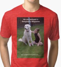 Featured in Petography Magazine Tri-blend T-Shirt
