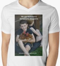 Featured in Petography Magazine Men's V-Neck T-Shirt