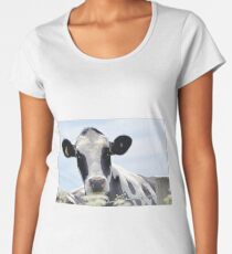 Cow in the meadow....Dorset UK Women's Premium T-Shirt