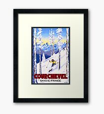 Courchevel, France, Alps, winter, ski, sport Poster Framed Print