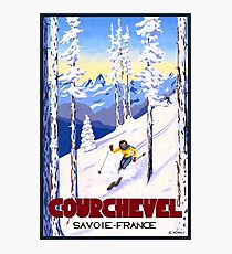 Courchevel, France, Alps, winter, ski, sport Poster Photographic Print