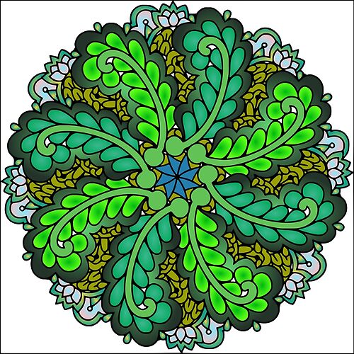 Pattern Mandalas 220 (Style:1)