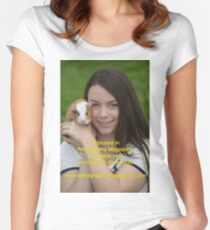 Featured in Petography Magazine Women's Fitted Scoop T-Shirt