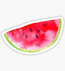 Summer watercolour watermelon slice Sticker