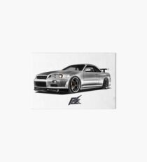 nissan skyline gtr r34 Art Board