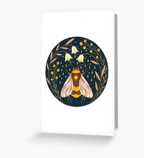 Harvester of gold Greeting Card