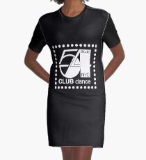 Studio 54 Club Dance NYC Graphic T-Shirt Dress