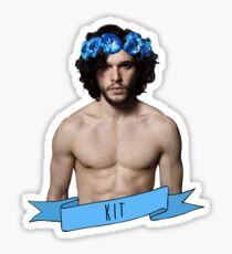 Jon Snow Flower Crown - Kit Sticker