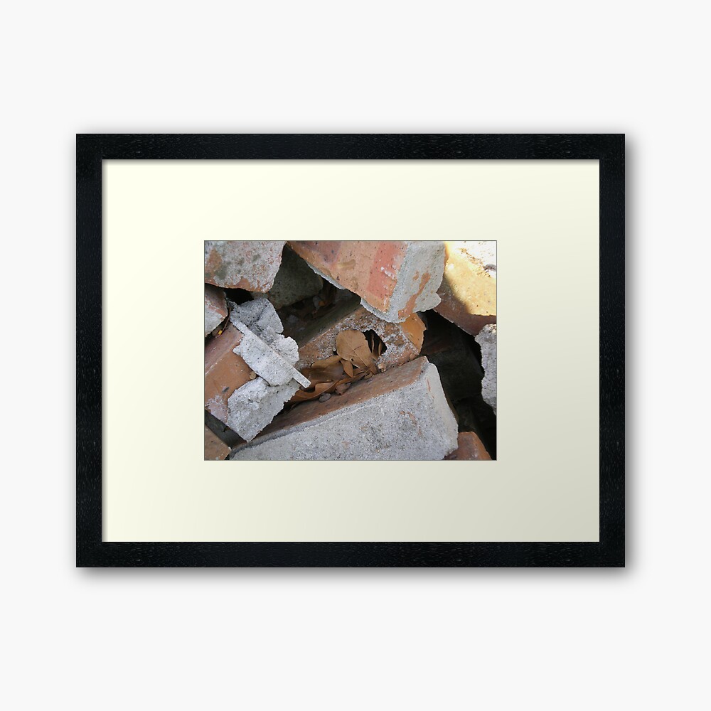 Old Bricks Framed Art Print