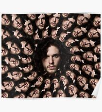 Kit harington fractal Poster