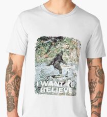 Finding Bigfoot Believe Men's Premium T-Shirt
