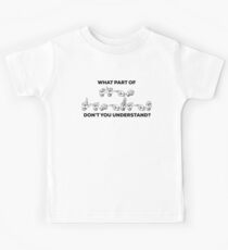 ASL What Part Of Sign Language Do You Not Understand Kids Tee