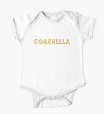 Coachella Flowers Baby Body Kurzarm