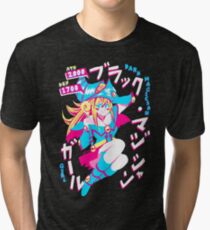 Camiseta de tejido mixto CHICA MAGIA OSCURA (ブ ラ マ マ マ マ マ マ ガ ガ)