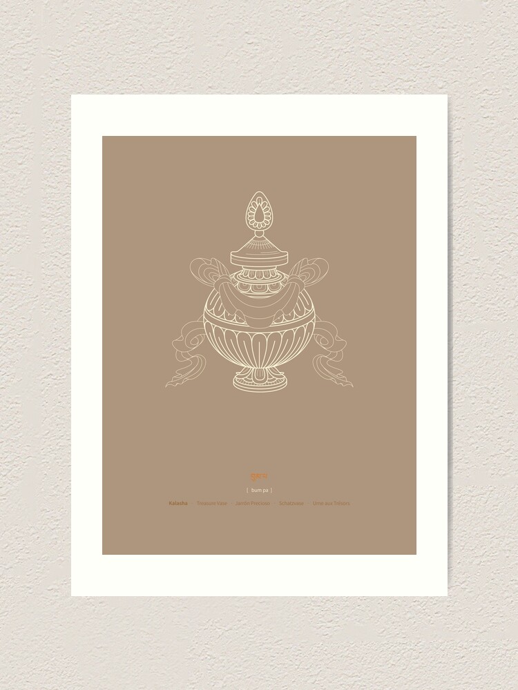 Alternate view of Kalasha – Treasure Vase Art Print
