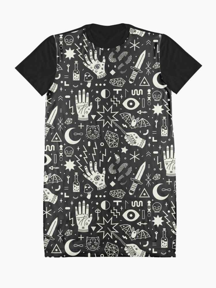 Alternate view of Witchcraft Graphic T-Shirt Dress