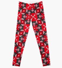 Bat Head Pattern Leggings