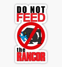 feed the rancor Sticker