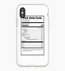 Nutrition Facts: BTS Jimin- iPhone Ver iPhone Case
