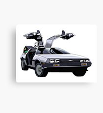 DeLorean Canvas Print