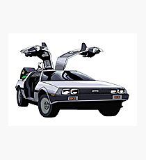 DeLorean Photographic Print