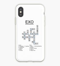 Exo Crossword Puzzle iPhone Case