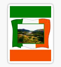 jGibney Ireland 1999 Kerry Lake District Ireland Flag T-Shirt wb The MUSEUM Red Bubble Gifts Sticker
