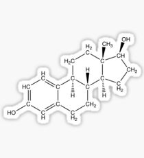 Estrogen - Skeleton Sticker