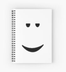 Roblox Face Spiral Notebooks Redbubble - chill face emoji roblox
