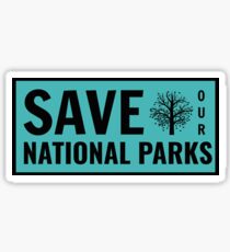 Save Our National Parks Sticker